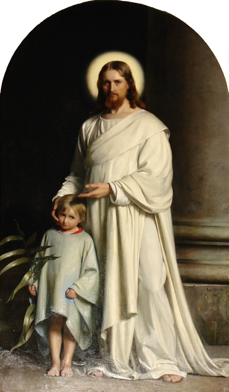Cristo e il bambino - Pala d'altare della chiesa di Sankt Nikolai